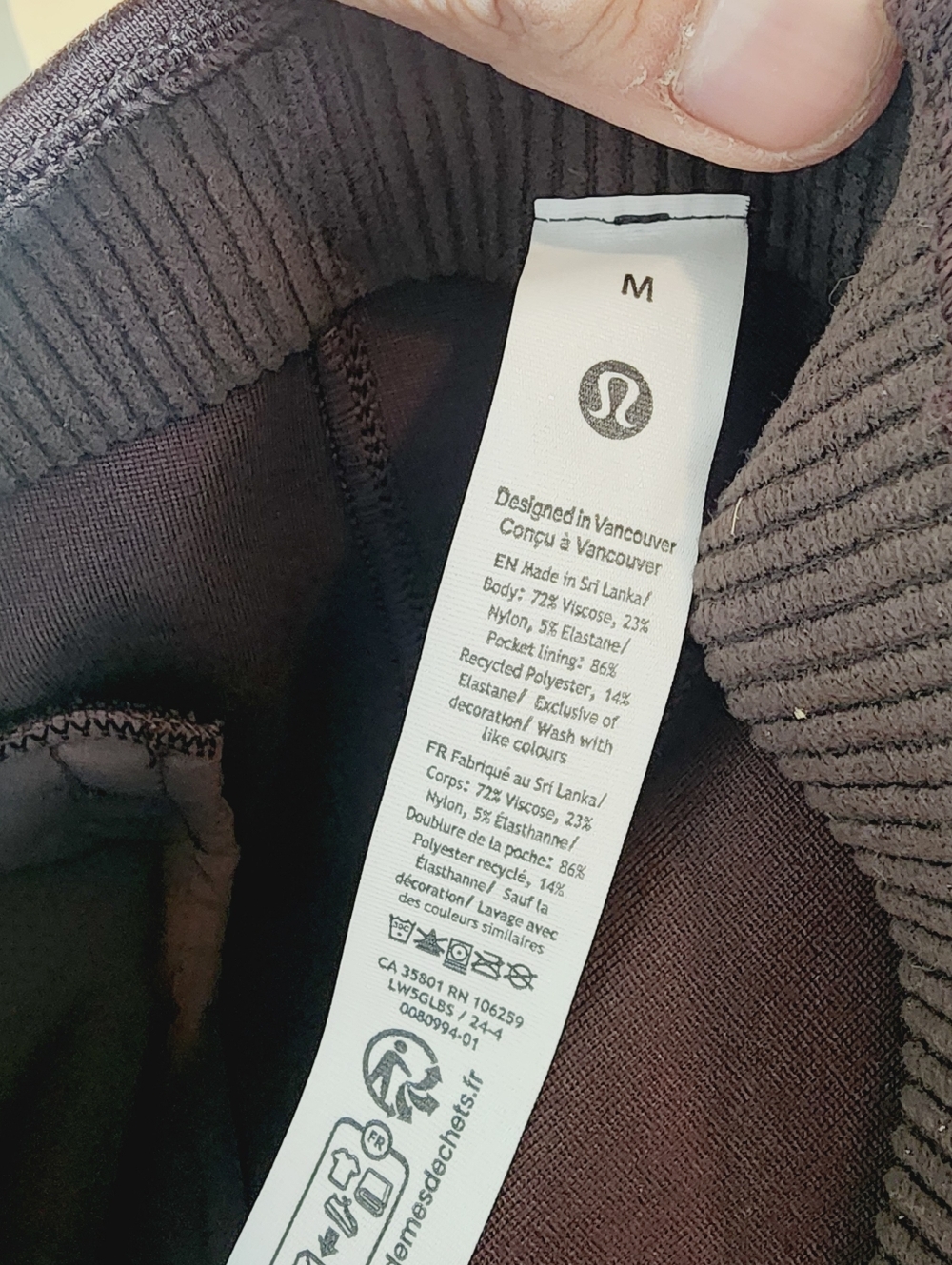 Lululemon M Stretch Knit
Straight-Leg Pull-On Pant in Brown - Picture 7 of 8